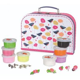 Set de modelaj cu plastilină, bijuterii cu flori