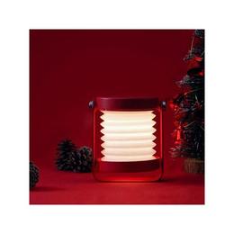 Lampa multifunctionala Christmas Night, citit, ambientala, veghe, lanterna, LED, USB, 4W, cu touch, 3 luminozitati, portabila, reincarcabila, protectie ochi, red