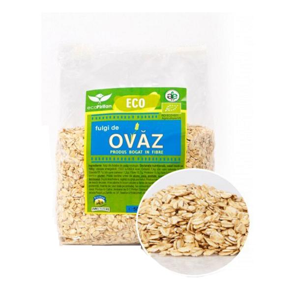 Fulgi de ovaz bio pirifan, 500 g