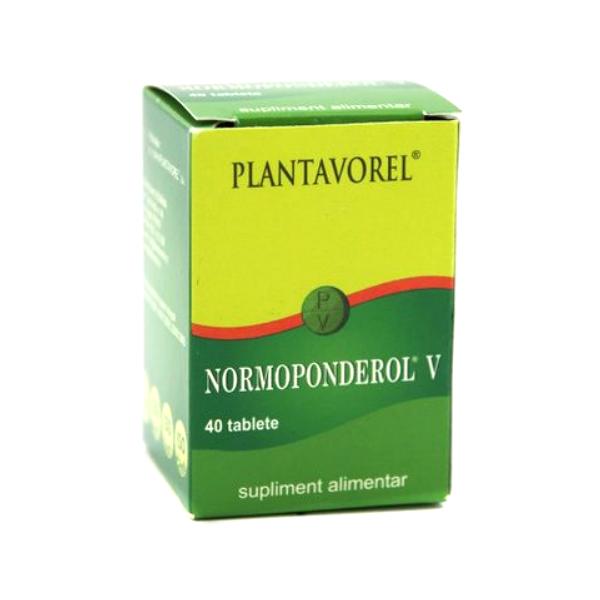 Normoponderol Plantavorel, 40 tablete