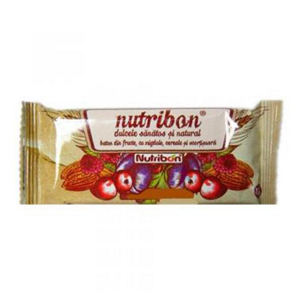 Baton Fructe si Migdale Nutribon Plantextrakt, 1 cutie x 24 buc