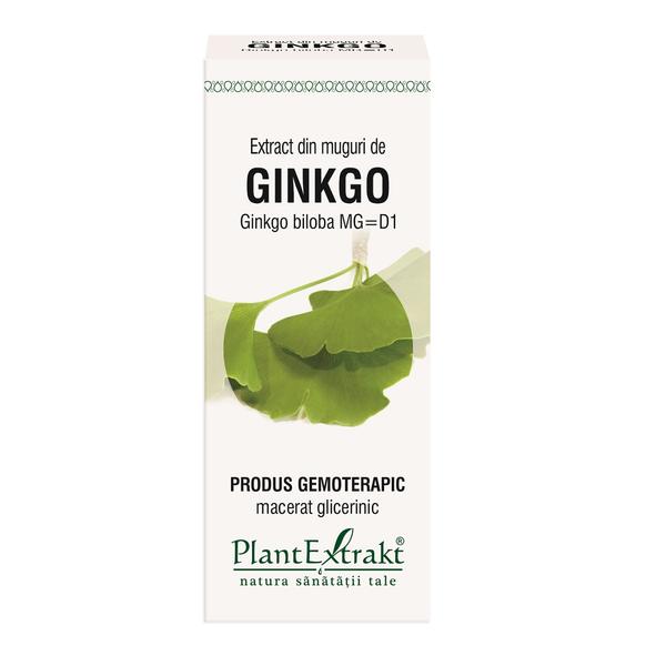Extract din Muguri de Ginkgo Biloba Plantextrakt, 50 ml