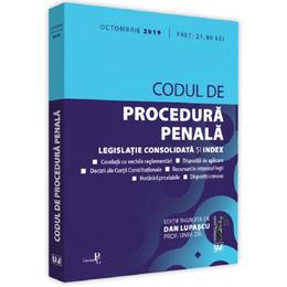 Codul de procedura penala octombrie 2019 - dan lupascu