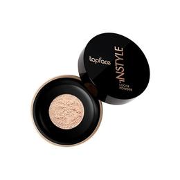 Pudra pulbere pentru fixarea machiajului, topface loose powder light beige, 10g
