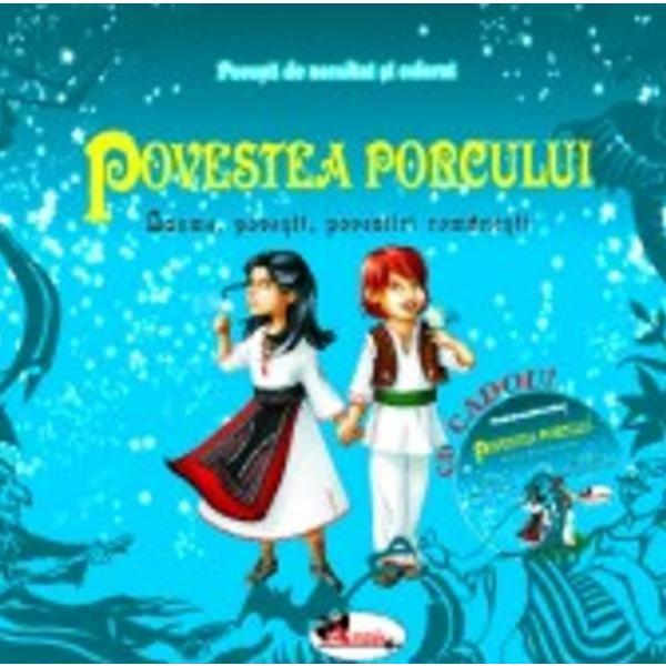 Povestea porcului - set 2 carti + cd, editura aramis