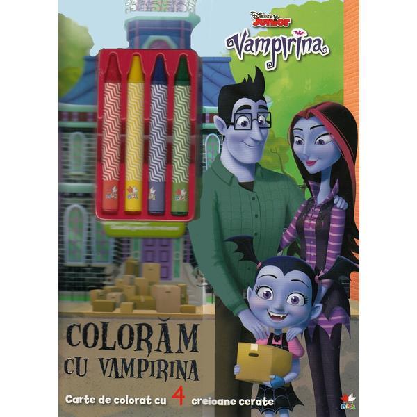 Disney: vampirina. coloram cu vampirina, editura litera