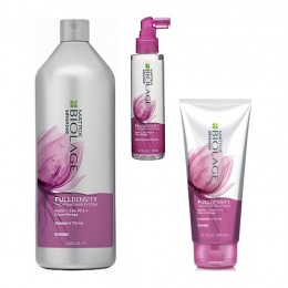 Pachet biolage matrix fulldensity - sampon, balsam si spray de par