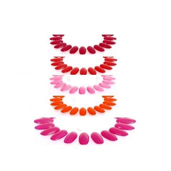 Pachet Clarissa Gel UV/ Led Color - Brandy, Diana, Gerbera, Neon Fucsia si Rosso Cardinale