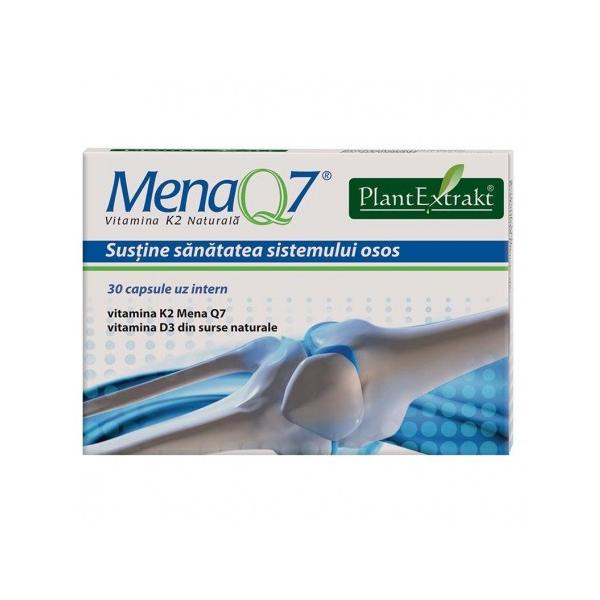 Mena Q7, Vitamina K2 Naturala Plantextrakt, 30 capsule