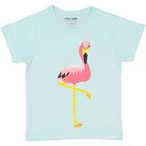 Tricou vernil Flamingo, varsta 1 - 8 ani - Coqenpate