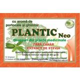 Dropsuri din Plante Medicinale cu Aroma de Portocale si Ghimbir Fara Zahar Plantic Neo, 12 buc