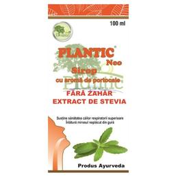 Sirop cu aroma de portocale fara zahar plantic neo, 100ml