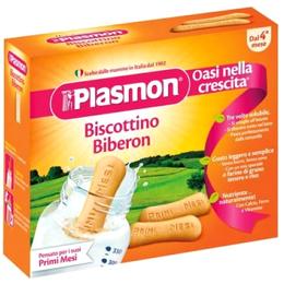 Biscuiti pentru biberon forma piscot plasmon, 4 luni+, 320g
