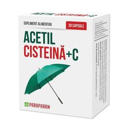 Acetil cisteina + c quantum pharm, 30 capsule