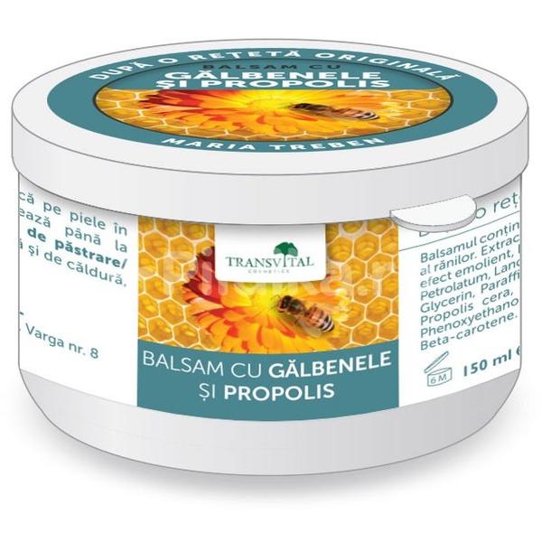 Balsam cu Galbenele si Propolis Quantum Pharm, 150 ml