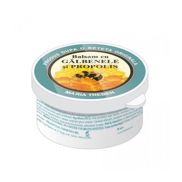 Balsam cu Galbenele si Propolis Quantum Pharm, 30 ml