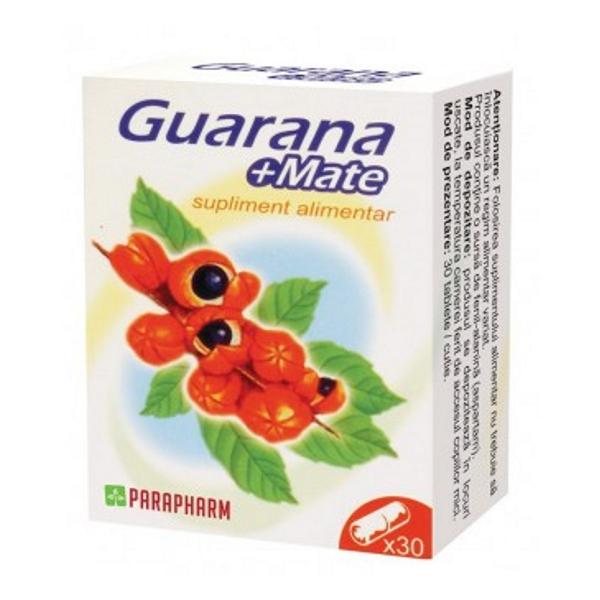 Guarana + Mate Quantum Pharm, 30 capsule