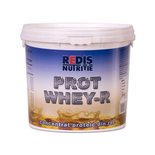 Concentrat proteic din zer prot whey-r redis, aroma de ciocolata, 900g