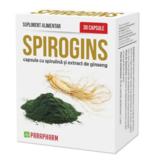Spirogins Spirulina si Ginseng Quantum Pharm, 30 capsule