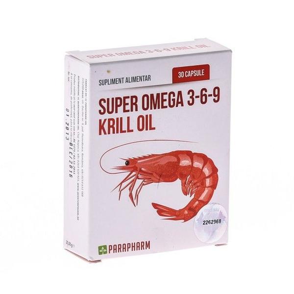 Super Omega 3-6-9 Krill Oil Quantum Pharm, 30 capsule