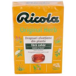 Dropsuri mix plante fara zahar ricola, 40g