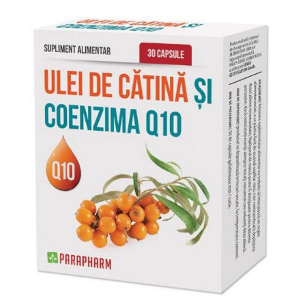Ulei de Catina + Coenzima Q10 Quantum Pharm, 30 capsule