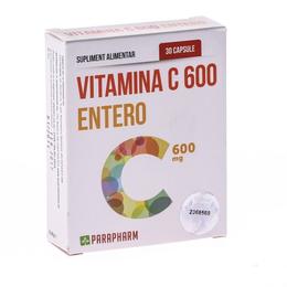 Vitamina c 600 entero quantum pharm, 30 capsule