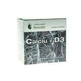 Calciu 1200 mg + Vitamina D3 Remedia, 20 doze