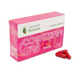Coenzima Q10 100 mg Remedia, 30 capsule