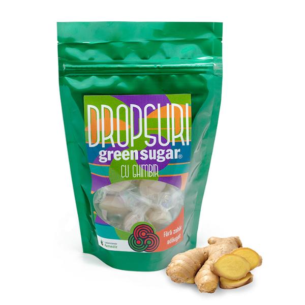 Dropsuri cu Ghimbir si Green Sugar Remedia, 150 g