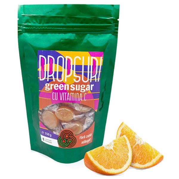 Dropsuri cu Vitamina C si Green Sugar Remedia, 150 g