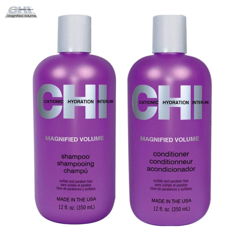 Pachet CHI Farouk Magnified Volume 350 ml - Sampon si Balsam