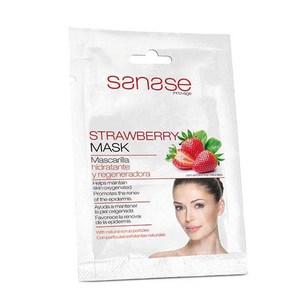 Mască hidratantă cu particule exfoliante Sanase Strawberry 10ml