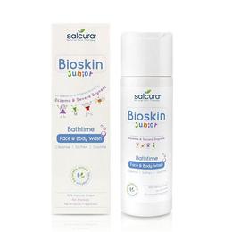 Gel de duș pentru piele predispusă la eczeme și uscare severă salcura bioskin junior 200 ml