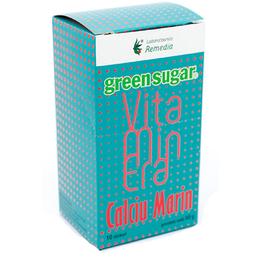 Vitaminera green sugar si calciu marin remedia, 10 stick-uri