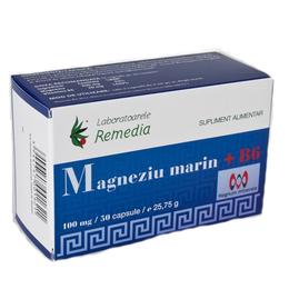 Magneziu marin si vitamina b6 remedia, 50 capsule