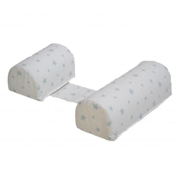 Perna anti-rasucire si pozitionare bebelusi turquoise stars light
