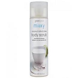 Exfoliant corp, cu lapte din nuca de cocos si lamaie verde, greenland, 200 ml