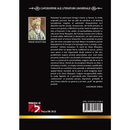 Rubaiate - omar khayyam, editura paralela 45