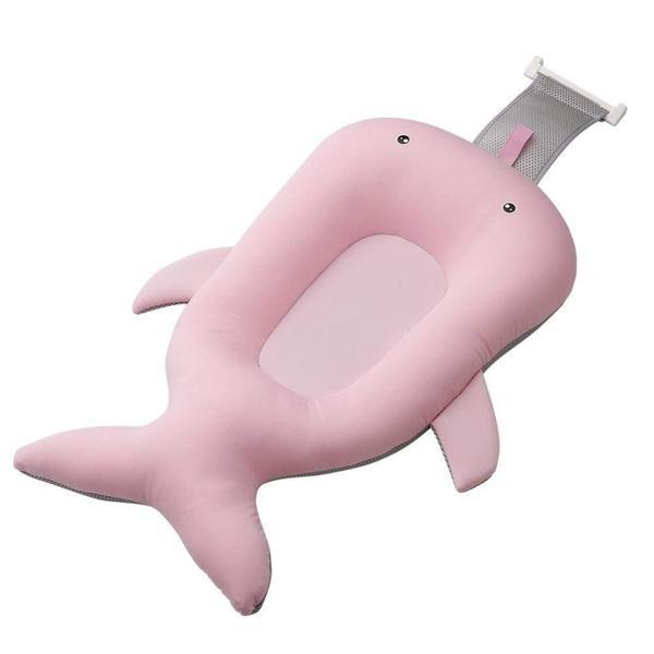 Hamac cadita little mom baby bath cushion wale pink