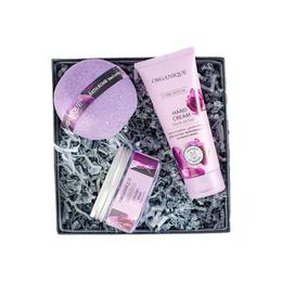Set cadou sweet dreams, crema de maini 70ml , spuma corp 100ml si bila de baie 170g, organique 