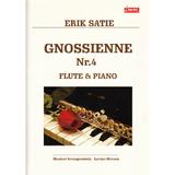 Gnossienne Nr. 4 Flute and piano - Erik Satie, editura Sonart