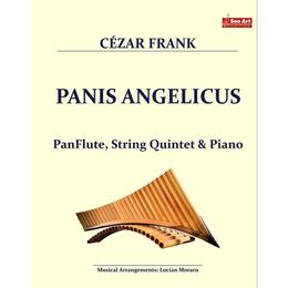 Panis angelicus. pan flute, string quintet si piano - cezar frank, editura sonart