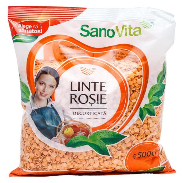 Linte Rosie Decorticata Sano Vita, 500g