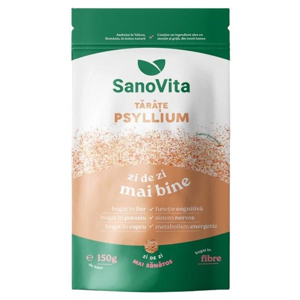Tarate de Psyllium - SanoVita Zipper, 150g