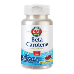 Beta carotene 25 000 ui secom, 50 capsule