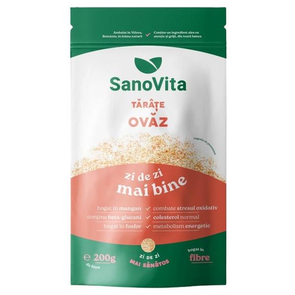 Tarate de Ovaz - SanoVita Zipper, 200 g