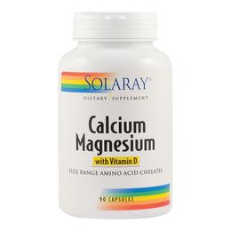 Calcium magnesium + vitamina d secom, 90 capsule