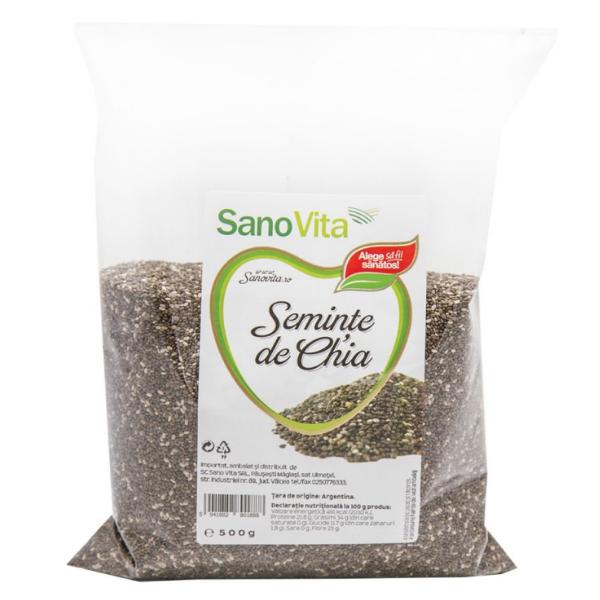 Seminte de chia sano vita, 500g