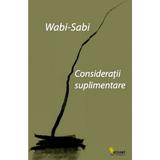 Wabi-sabi. Consideratii suplimentare - Leonard Koren, editura Vellant